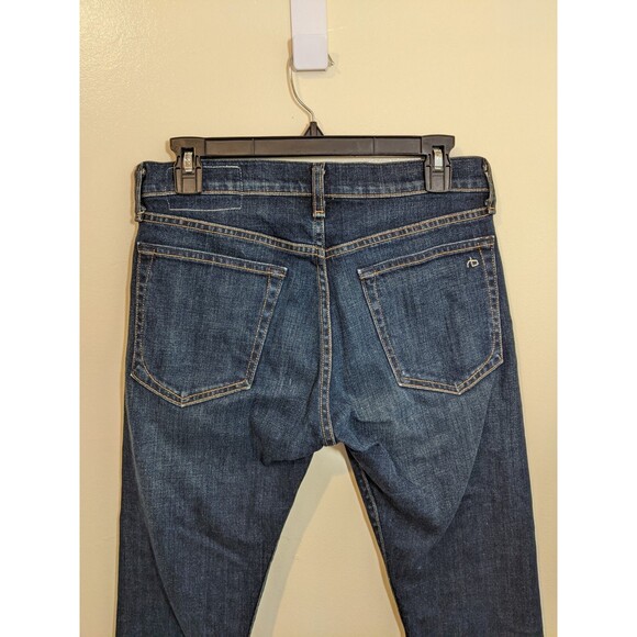 Rag & Bone Men Jean Standard Issue Fit 1 Extra Slim Distressed Button Fly 29x33 - Picture 8 of 12